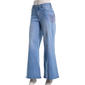 Juniors No Comment Pressed Rhinestone Mid Rise Wide Leg Jeans - image 2
