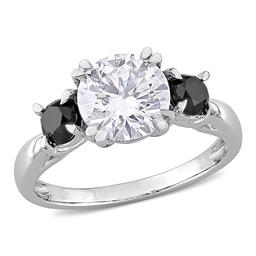 Diamond Classics(tm) 10kt. 3-Stone Black Diamond Ring