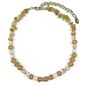 Ashley Cooper(tm) Organic Shape Faux Stone Beaded Necklace - image 1