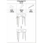 9th & Pike® Black Metal and Wood Modern Accent Table - image 10