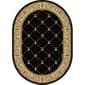 Tayse Sensation Orleans Oval Area Rug - Black - image 1