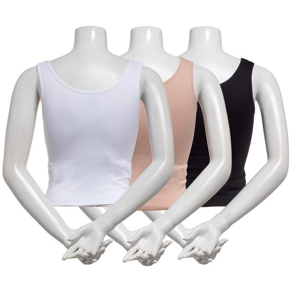 Womens Skinnygirl 3pk. Seamless Shaping Tanks - SG7483-3PKAO
