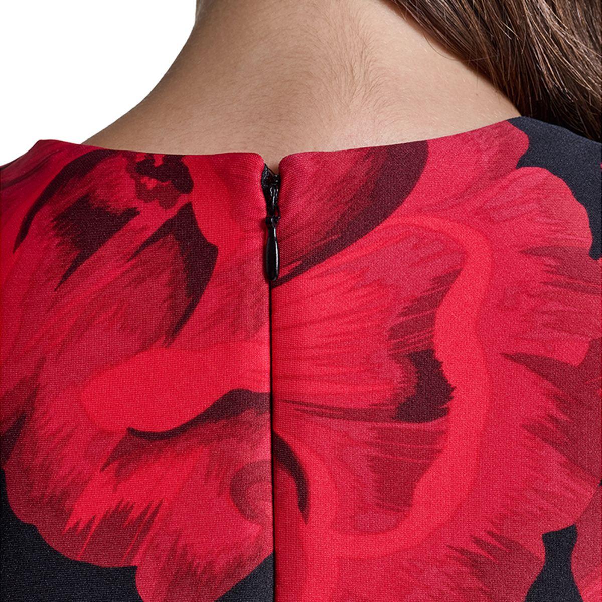 Womens Calvin Klein Sleeveless Floral Sheath Dress
