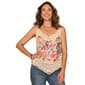 Womens Democracy V-Neck Crochet Woven Tank - image 1