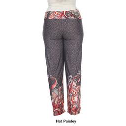 Plus Size White Mark Printed Palazzo Pants