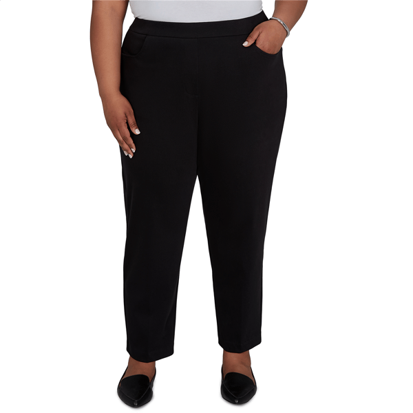 Plus Size Alfred Dunner Travel Advisory Pants - Short Length - image 