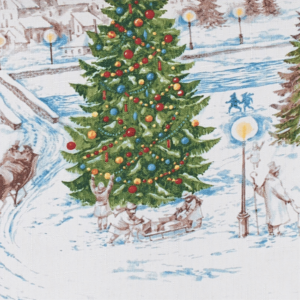 Threadmade Santa’s Snowy Sleighride Napkins - Set of 4
