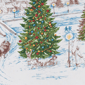 Threadmade Santa’s Snowy Sleighride Napkins - Set of 4 - image 5