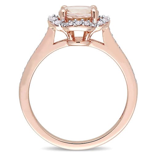 Gemstone Classics™ 1 1/6ctw. Morganite Engagement Ring