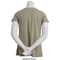 Juniors Plus Aveto Short Sleeve V-Neck Basic Tee - image 9