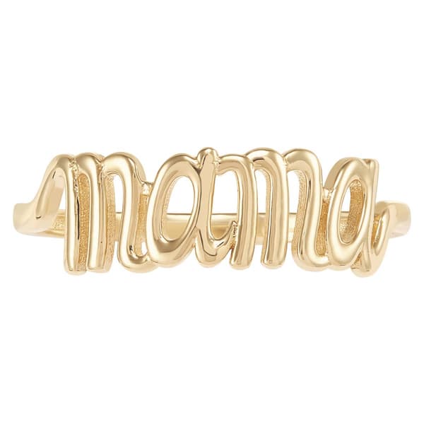 Gold Classics(tm) 10kt. Yellow Gold Polished Mama Ring - image 