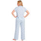 Womens Laura Ashley® Short Sleeve Romantic Bows Pajama Set - image 3