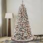 National Tree 6ft. Acacia Flocked Pre-Lit Christmas Tree - image 2