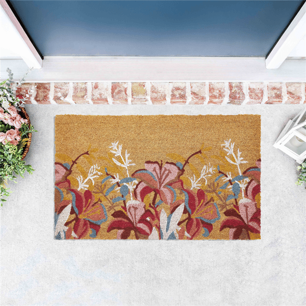 VCNY Home Floral Delight Outdoor Coir Doormat