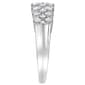 Nova Star White Gold Multi Row Lab Grown Diamond Ring - image 4