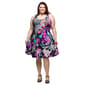 Plus Size 24/7 Comfort Apparel Pink Paisley Tank Swing Dress - image 1