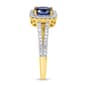 Gemstone Classics™ Created Sapphire & Lab Grown Diamond Ring - image 4