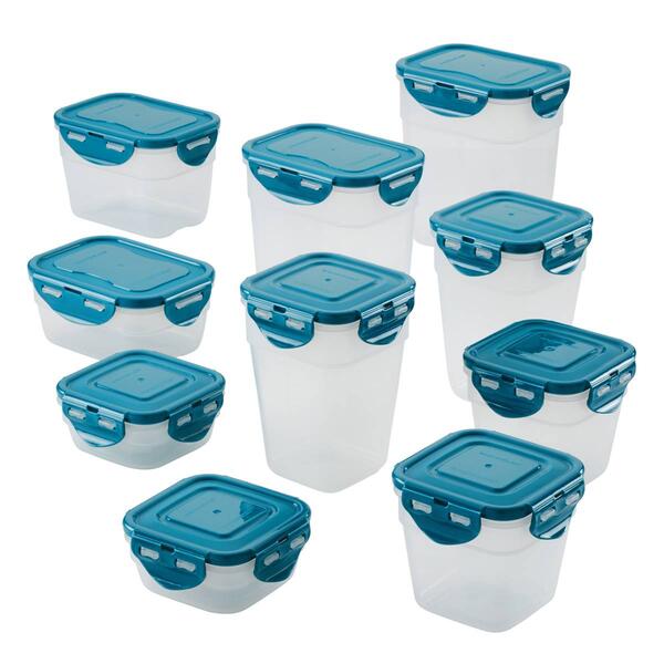 Rachael Ray 20pc. Leak-Proof Stacking Food Storage Container Set - image 