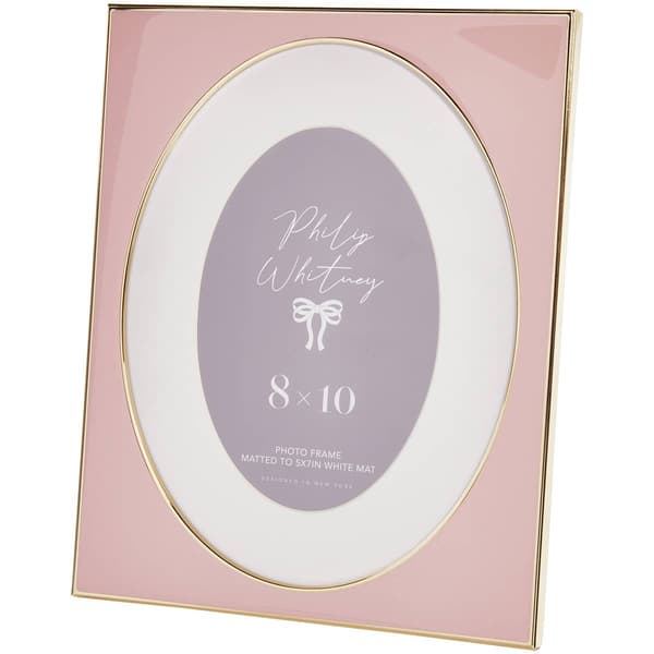 Godinger Oval Photo Frame - Pink - image 