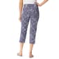 Womens Gloria Vanderbilt Shape Effect Abstract Capris with Slit - image 2
