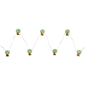 Northlight LED Palm Tree Fairy Lights, 10ct - image 5