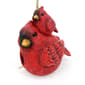 Resin Mom and Baby Cardinal Birdhouse - image 1