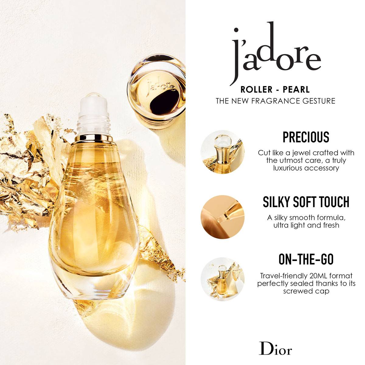 jadore perfume roller