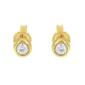 Diamond Classics&#8482; Yellow Gold Diamond Bezel Stud Earrings - image 3