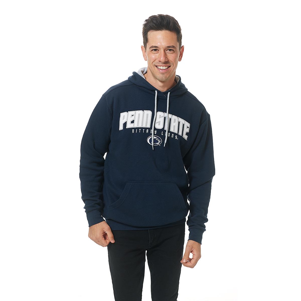 Mens Champion® Penn State University Pullover Hoodie - Navy