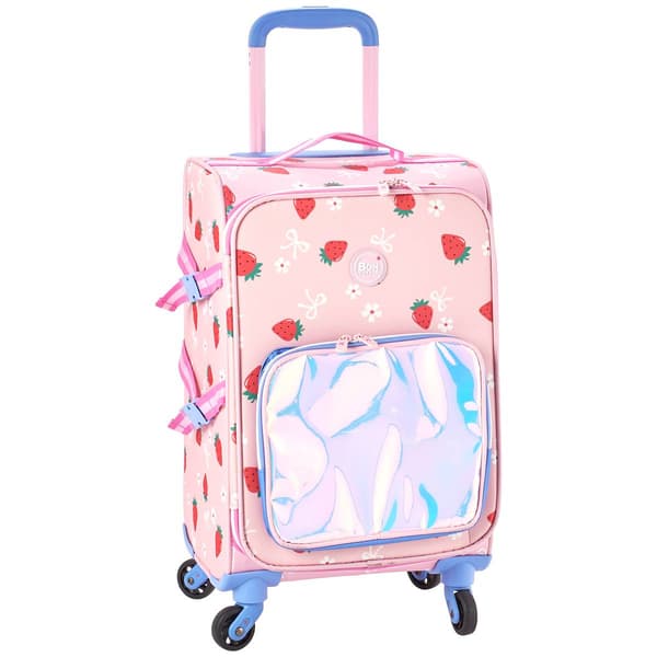 Bon Voyage Kids 21in. Soft Side Strawberry Spinner Luggage