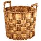 Baum Brothers Small Twist+Flat Weave Water Hyacinth Round Basket - image 1