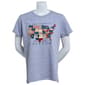 Womens Home of the Brave Quilted America 250 Short Sleeve Tee - image 2