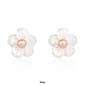 Splendid Pearls 14kt. Gold Mother of Pearl Stud Earrings - image 2