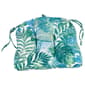 Jordan Manufacturing Leaves Chair Cushion - Blue/Green - image 1