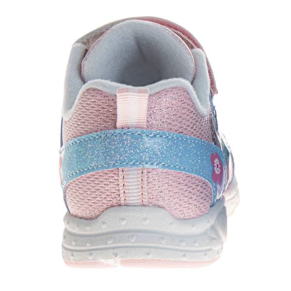 Little Girls Disney Stitch and Angel Light Up Fashion Sneakers.