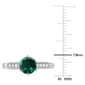 Gemstone Classics&#8482; 10kt. White Gold Lab Created Emerald Ring - image 4