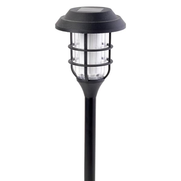 17in. Solar Mini Torch Pathway Light - image 