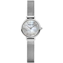 Womens BERING Classic Mini Mother of Pearl Dial Watch - 11022-004