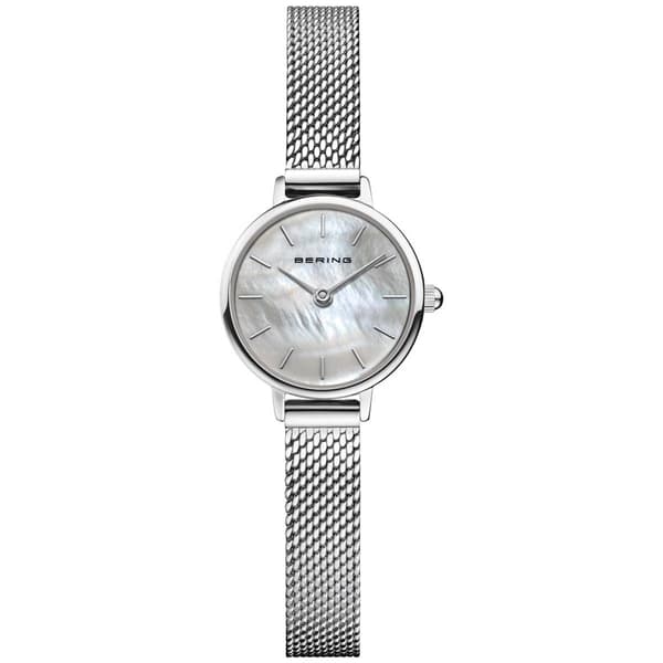 Womens BERING Classic Mini Mother of Pearl Dial Watch - 11022-004 - image 