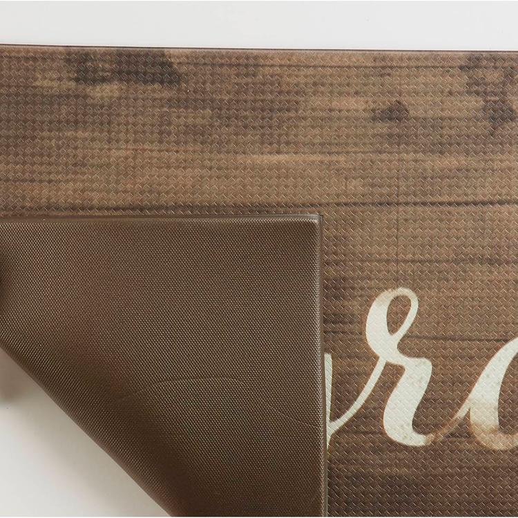 J&V Textiles Cloud Comfort "Grateful" Anti-Fatigue Kitchen Mat