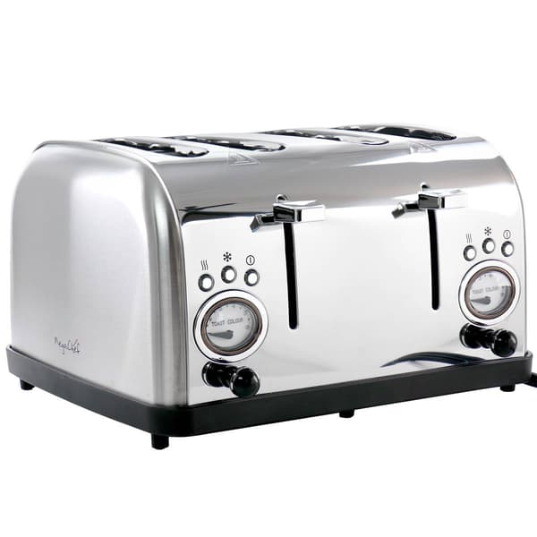 MegaChef Extra Wide Slot Toaster w/ Variable Browning - image 