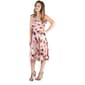 Womens 24/7 Comfort Apparel Floral Pleated Strapless Summer Dress - image 3