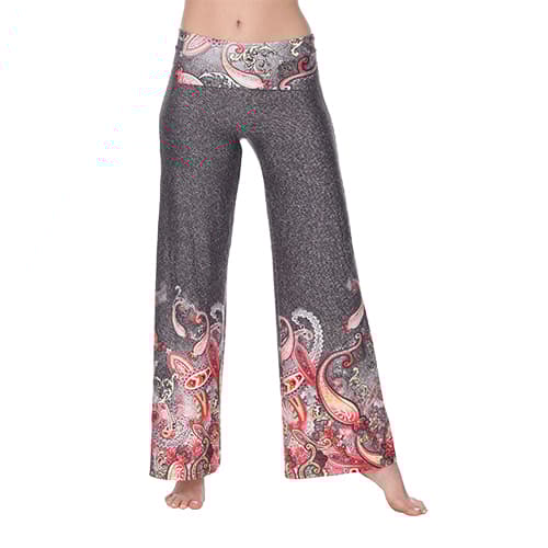 Womens White Mark Printed Palazzo Pants - image 