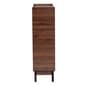 Baxton Studio Paricia Modern Walnut Finished Wood Shoe Cabinet - image 4