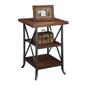 Convenience Concepts Brookline End Table with Shelves - Walnut - image 3