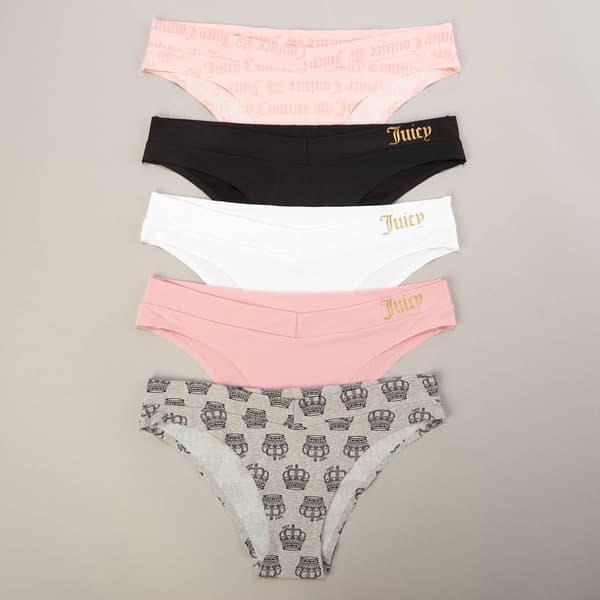 Juniors Juicy Couture 5pk. Laser Bikini Panties JC9213-5PKAE - image 