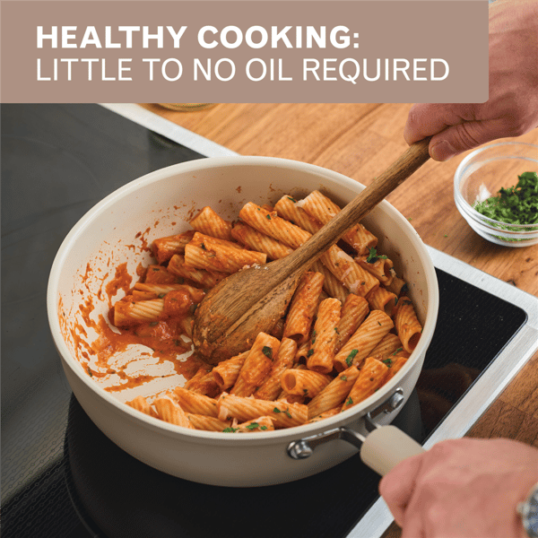 Farberware TrueCook 3.5qrt. Ceramic Plus Induction Chef''s Pan