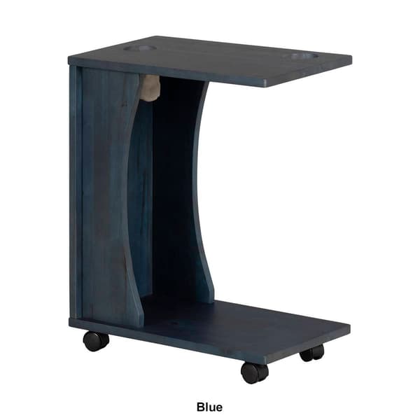 South Shore Kodali Rectangular Mobile Side Table for Laptop