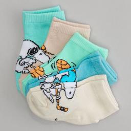 Baby Boy (12-24M) Peanuts(tm) 5pr. Shorty Socks