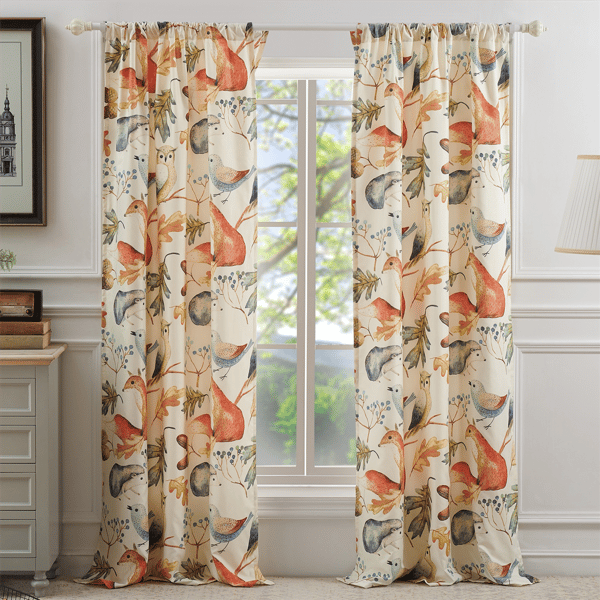 Greenland Home Fashions(tm) Willow  2pc. Curtain Panel Set - image 